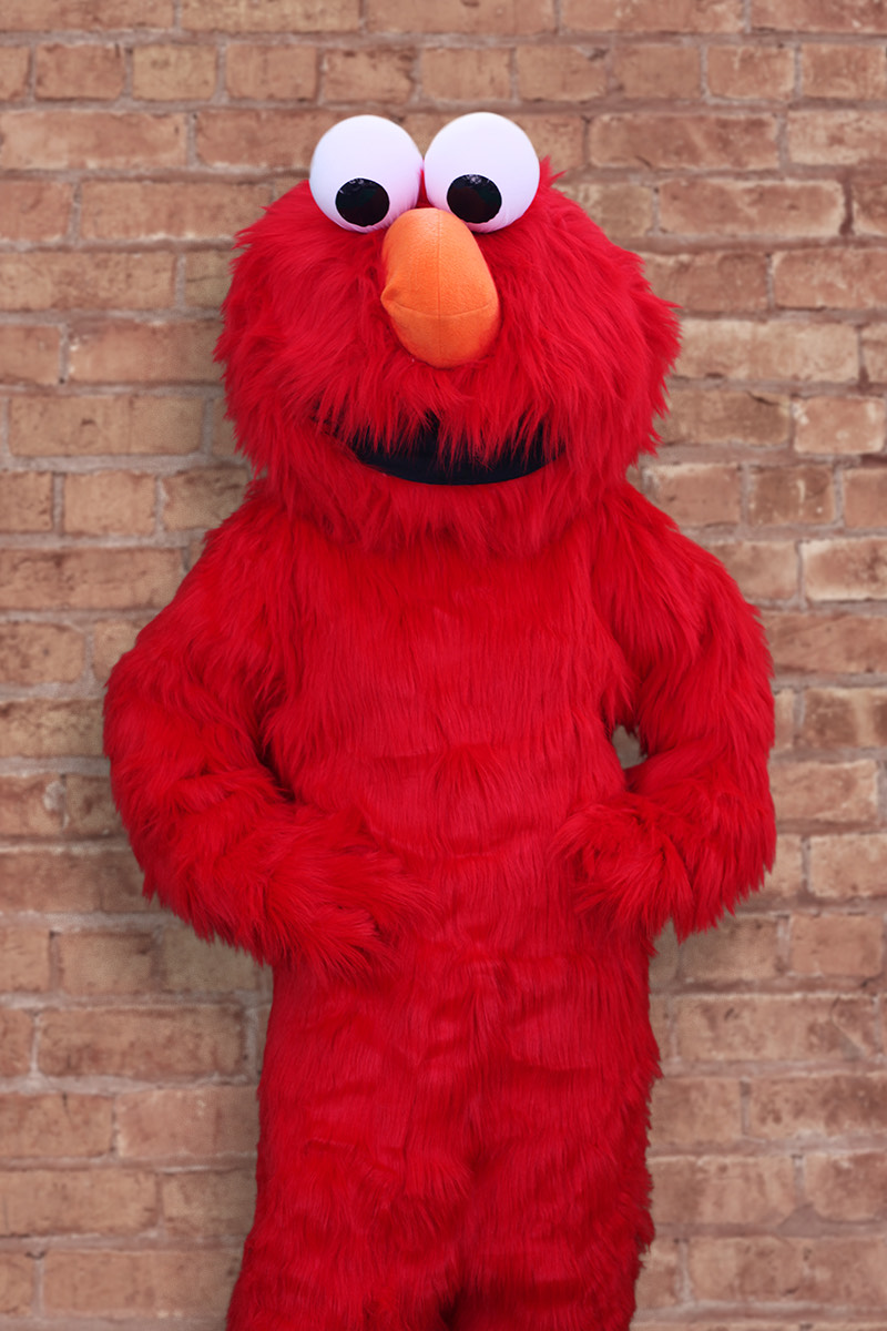 Hire Elmo for birthday parties - Sesame Street mascot character performer in Chicago