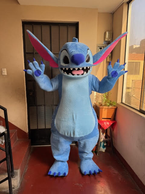 Stitch mascot character for birthday parties in Chicago